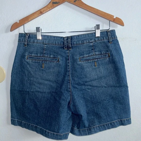 Gloria Vanderbilt Blue Jean Shorts Relaxed Fit - Picture 2 of 3
